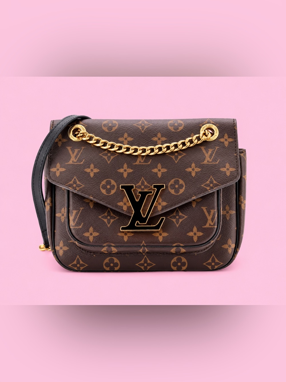 AUTHENTIC😍LV PASSY NM MNG BROWN MONOGRAM